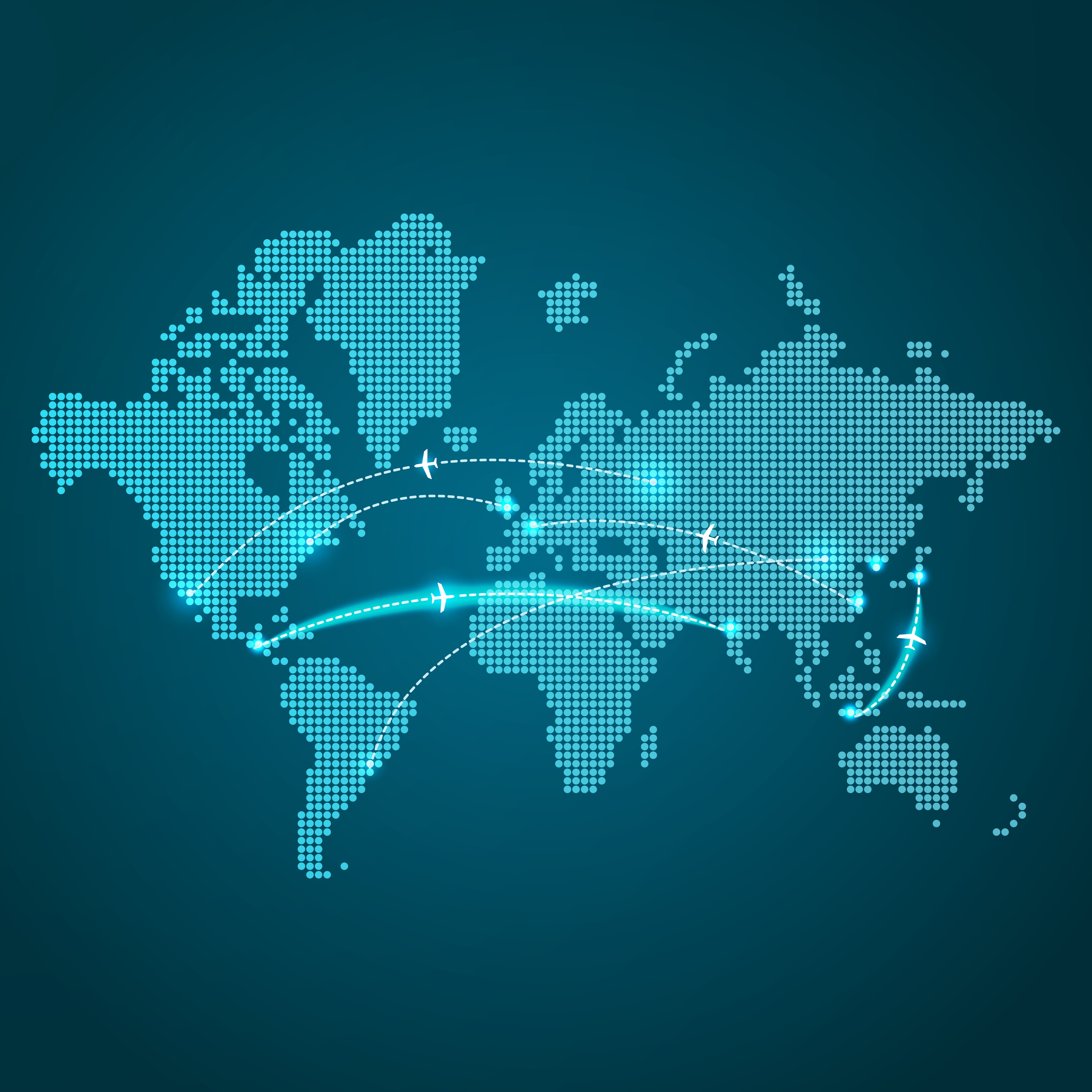 Global Maritime Port Map